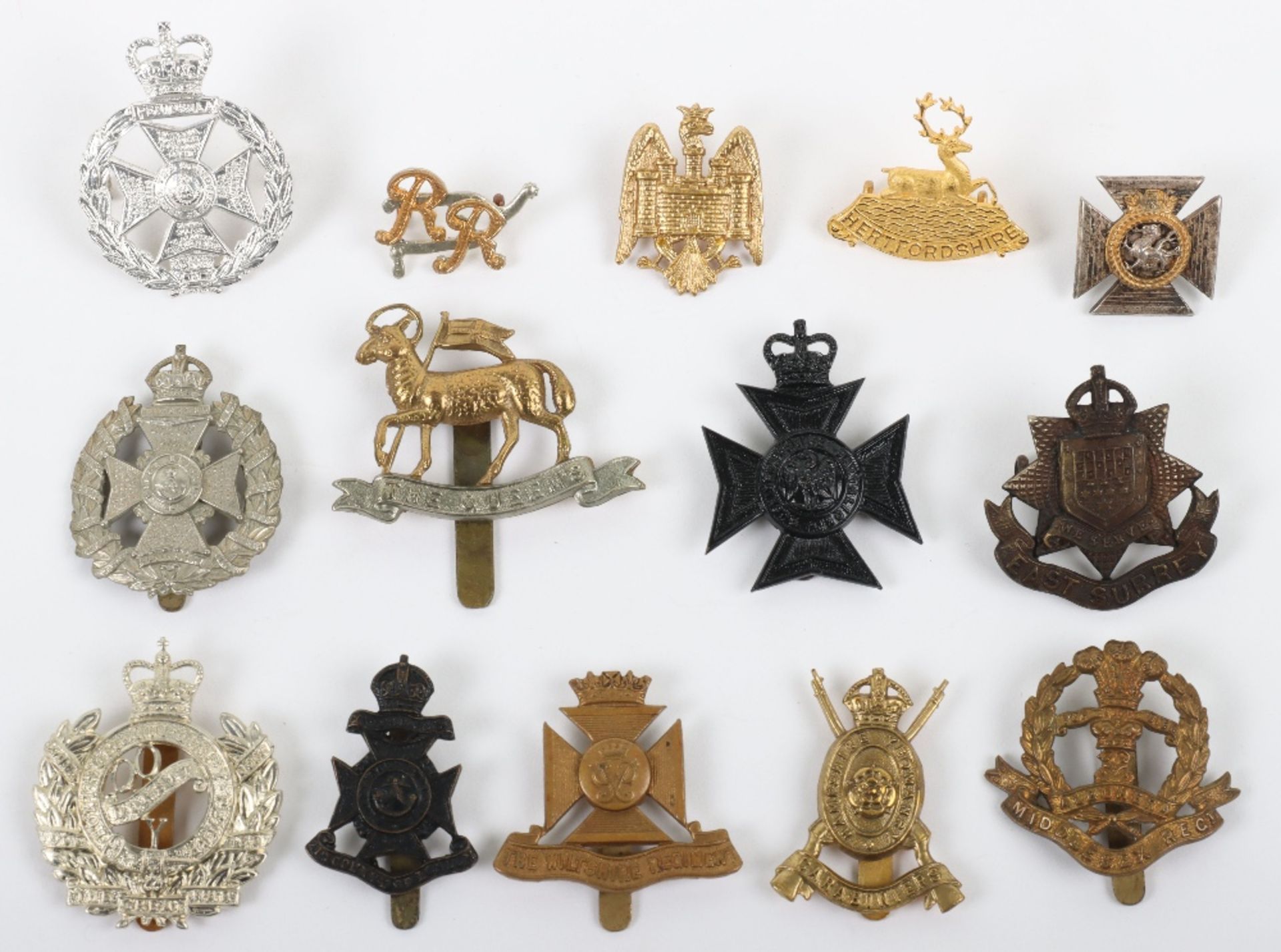 Grouping of British Military Badges