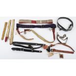 Grouping of Sword Slings and Belts