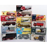 Eight Corgi Boxed commercial diecast vehicles