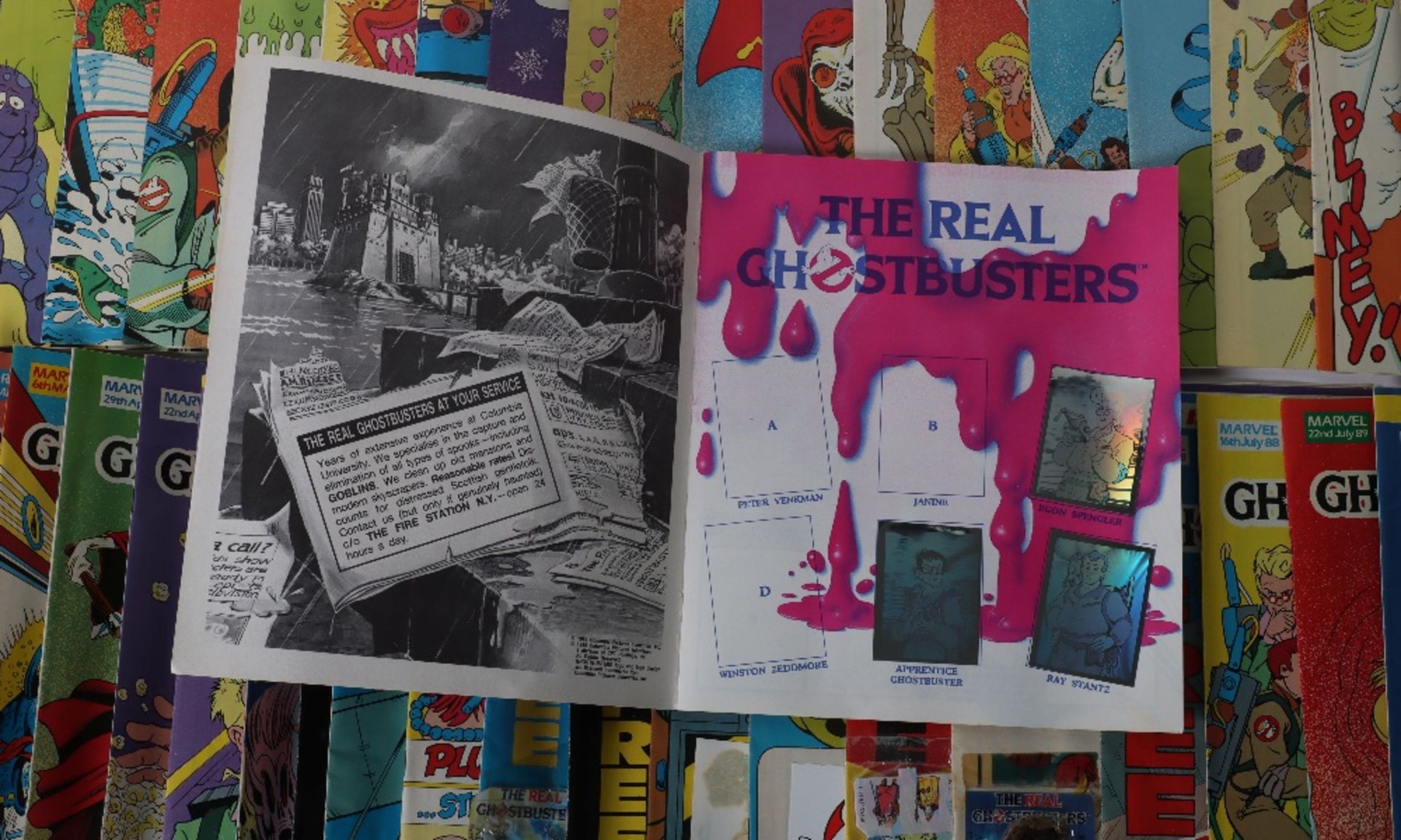 The Real Ghostbusters Panini sticker album and comics - Image 2 of 4