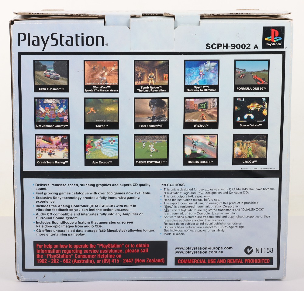 Sony PlayStation (SCPH-9002) boxed with Games - Image 3 of 9