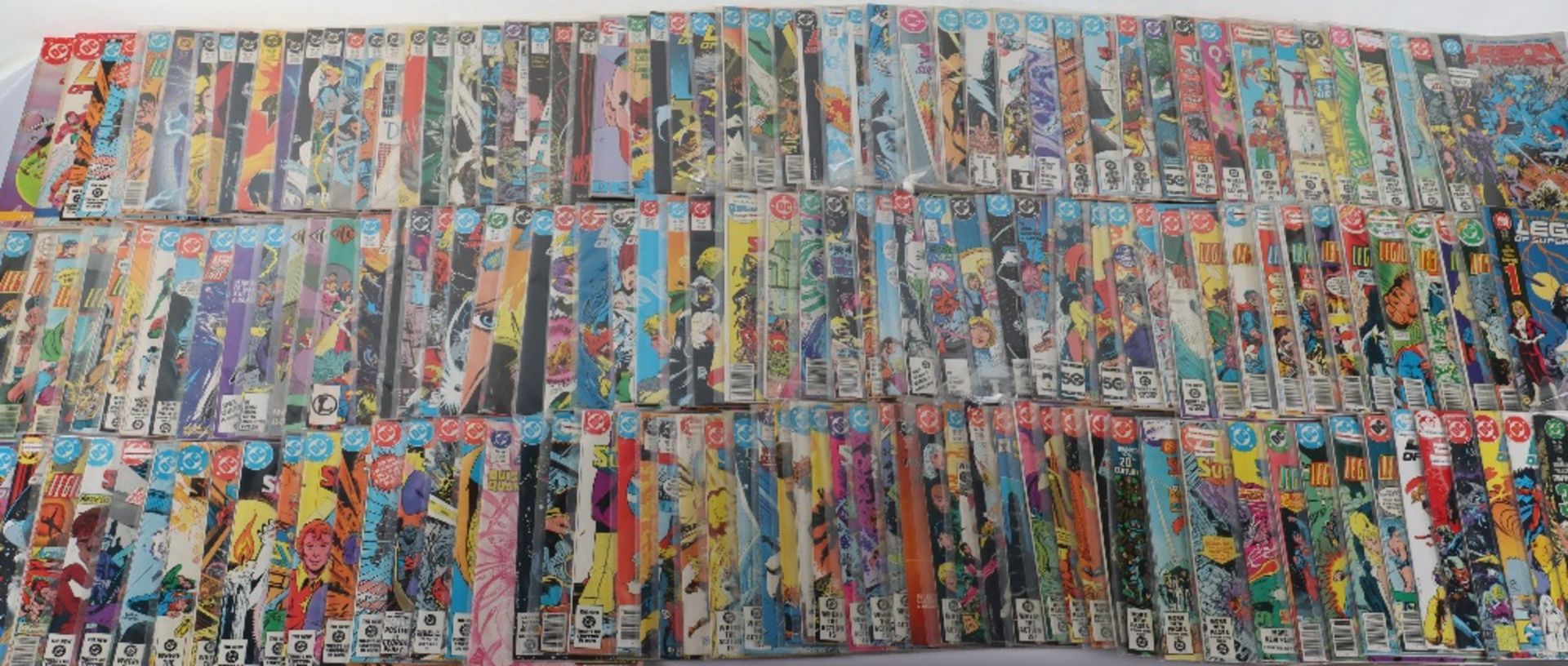 Collection of DC comics “legion of super-heroes” mixed ages