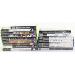 Selection of original Xbox and PS2 games