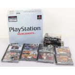 Sony PlayStation (SCPH-9002) boxed with Games