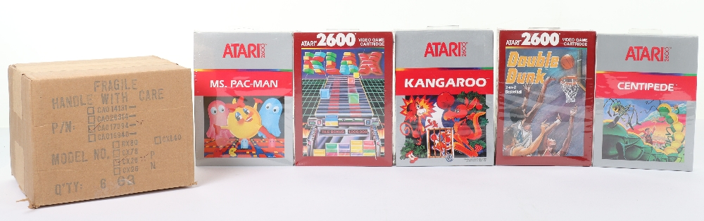 Atari 2600 Games in trade box