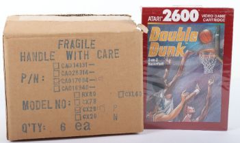 Atari 2600 1988 double dunk trade box