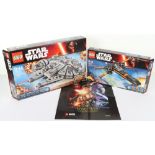 Lego Star Wars sets 75105 and 75102 boxed sets