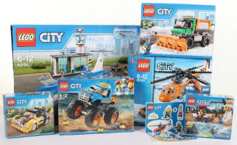 Six Lego City Boxed sets