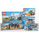 Six Lego City Boxed sets