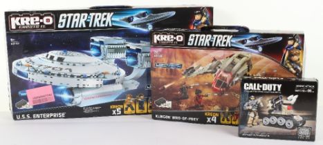 Two Star Trek Kre-o boxed sets
