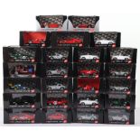 Collection of twenty-five Brumm 1:43 scale model Racing cars