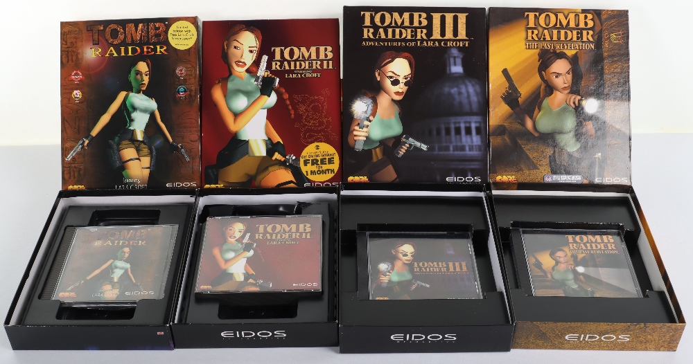 Tomb Raider 1990s statues and PC boxed games - Image 2 of 3