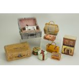 Miniature luggage, 19th early 20th century,