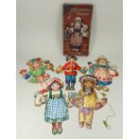 Boxed Father Tuck’s Mechanical Dollies paper dolls, circa 1910,