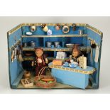 A German miniature Shop room-set,