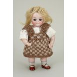 Rare jointed Kestner 111 all bisque ‘googly’ doll, German circa 1910,