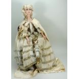 Beautiful large Boudoir doll, French 1920s,