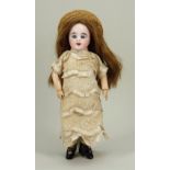 Small Francois Gaultier bisque head Bebe doll, size 5, French circa 1900,