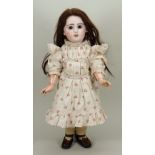 Tete Jumeau bisque head Bebe doll, size 8, French circa 1890,