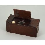 A rare and early 19th century mahogany Dolls House ‘Thunder Box’,