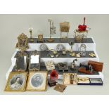 Collection of Dolls House miniatures, late 19th early 20th century,
