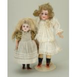 Miniature DEP ‘Globe Baby’ bisque head doll, German circa 1910,