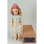 DEP 1907 bisque head doll in original box, French circa 1905,