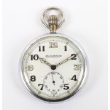 A Jaeger le Coultre GSTP (General Service Time Piece) pocket watch