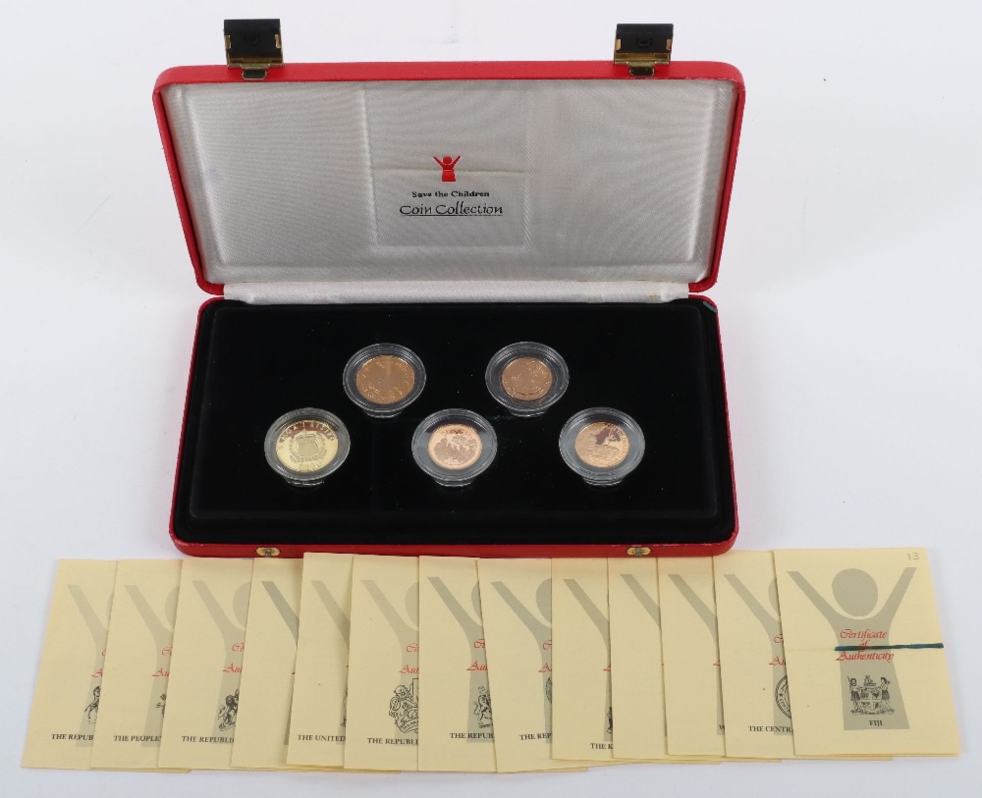 Save The Children Coin Collection thirteen gold coin set - Image 5 of 7