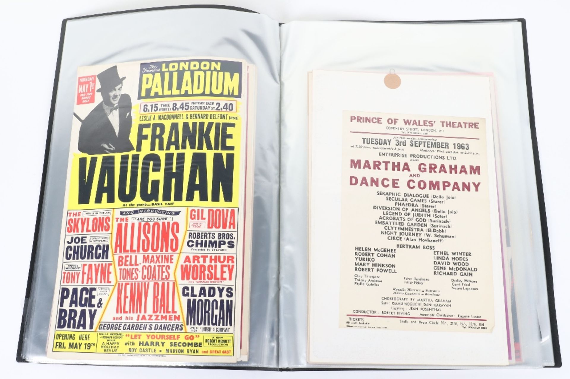 A selection of original theatre and pantomime posters from the 1950’s and 1960’s, including Palladiu - Image 7 of 24