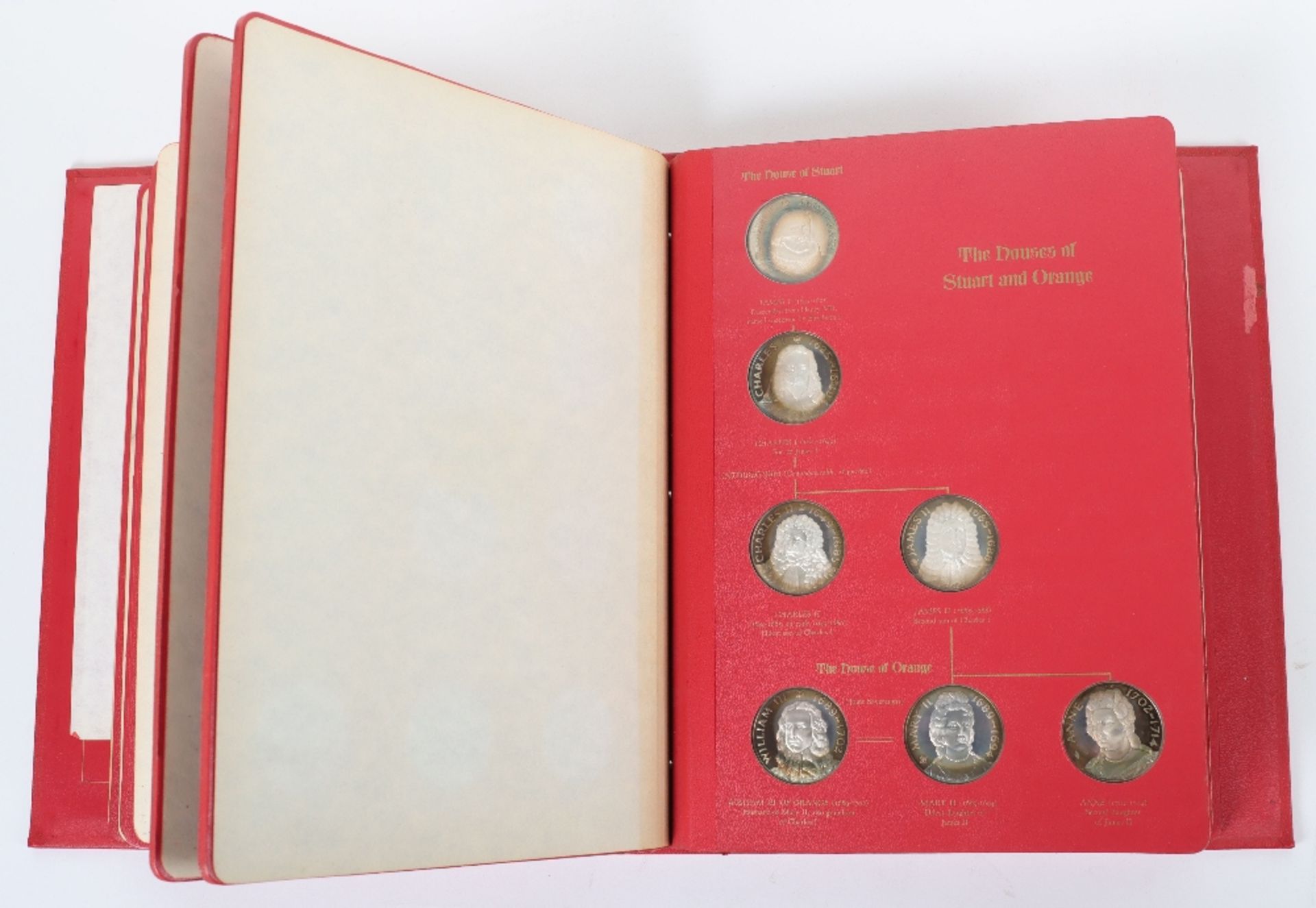 A set of forty three silver medallions, The Kings and Queens of England - Image 5 of 7