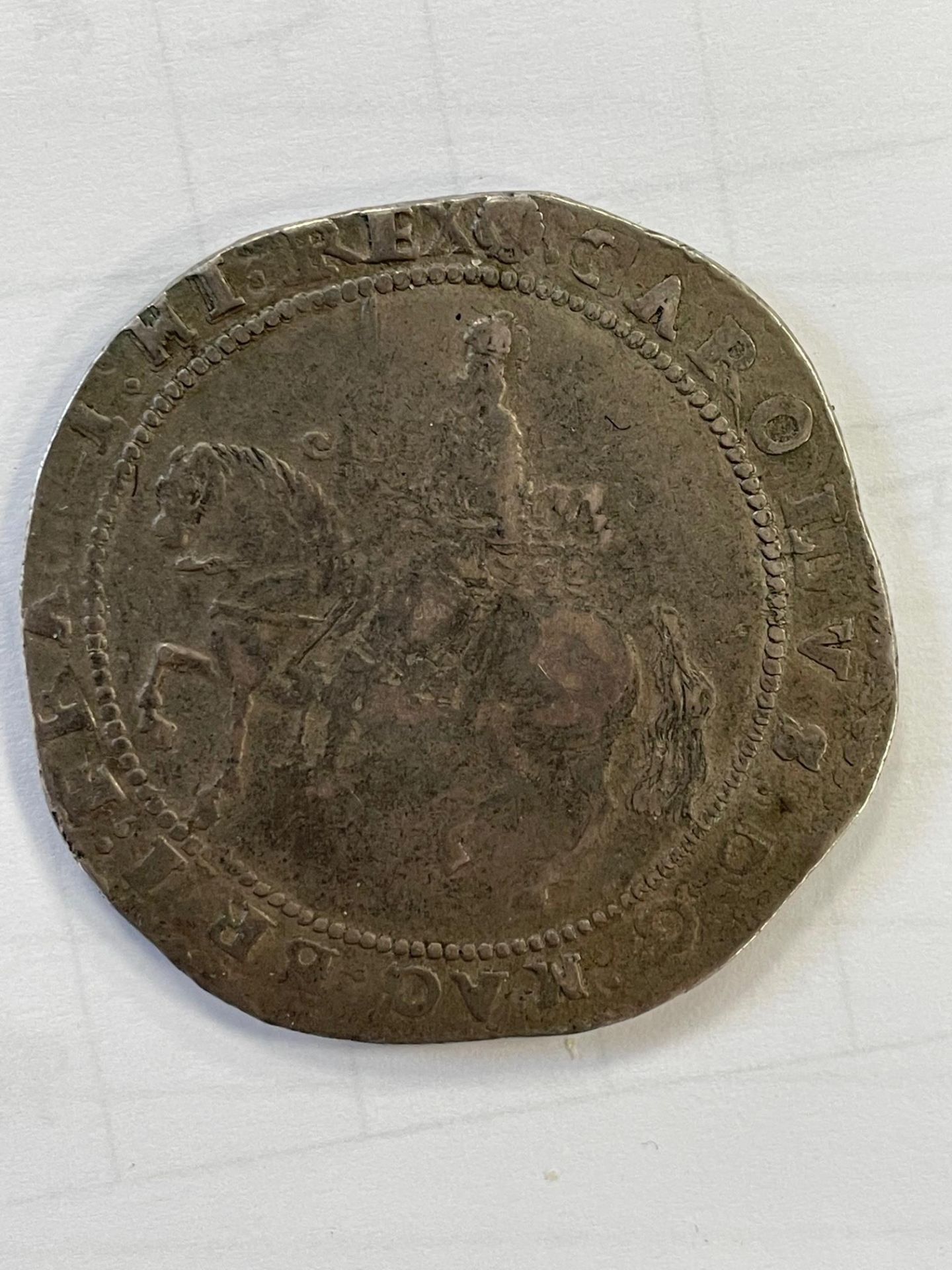 Charles I (1625-1649), Crown, Exeter Mint, 1644, mm. Rose