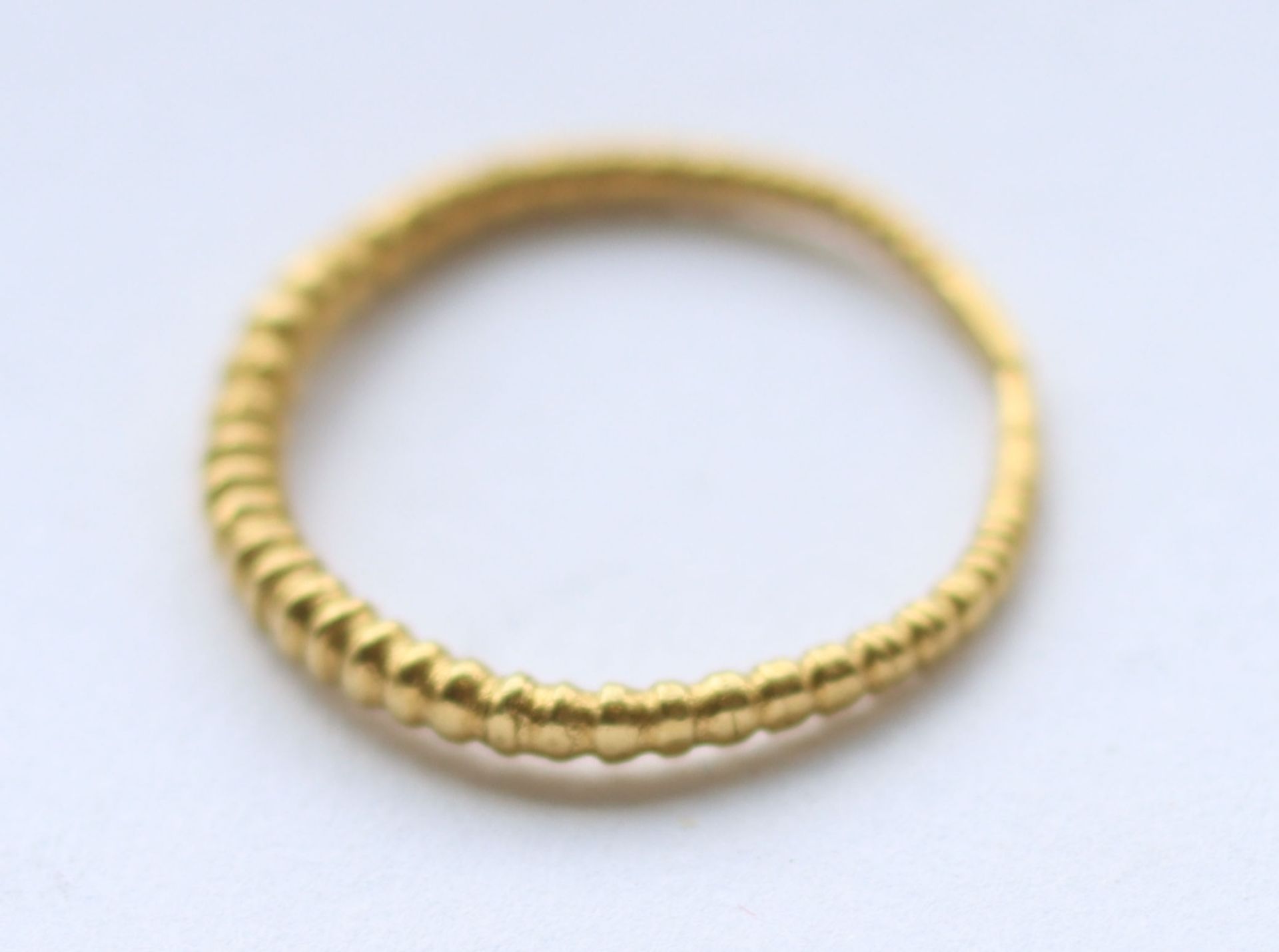An Anglo-Saxon or Viking gold finger ring, 10th-11th Century - Image 2 of 3