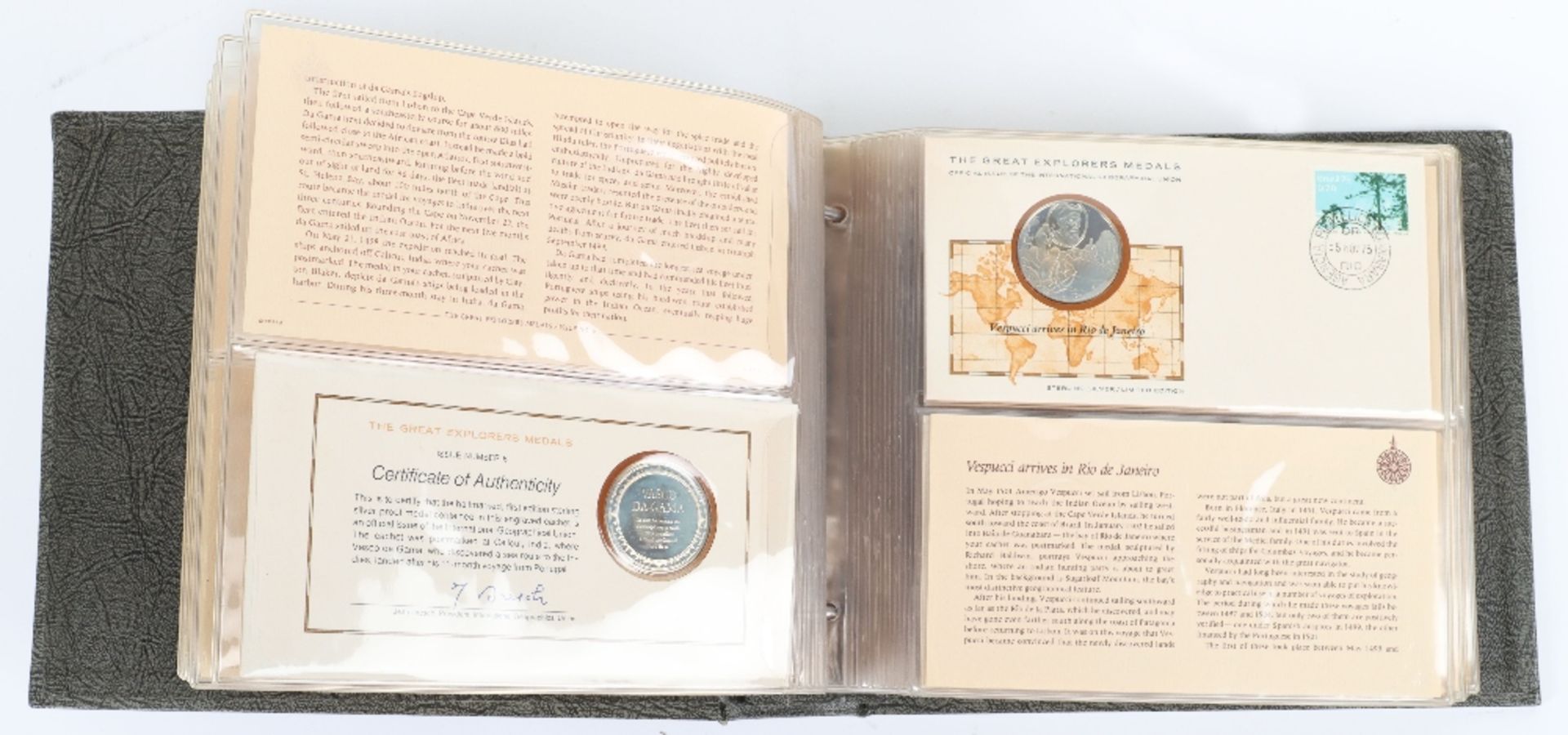 A set of fifty silver medallions, The Great Explorers Medals, John Pinches - Image 8 of 10