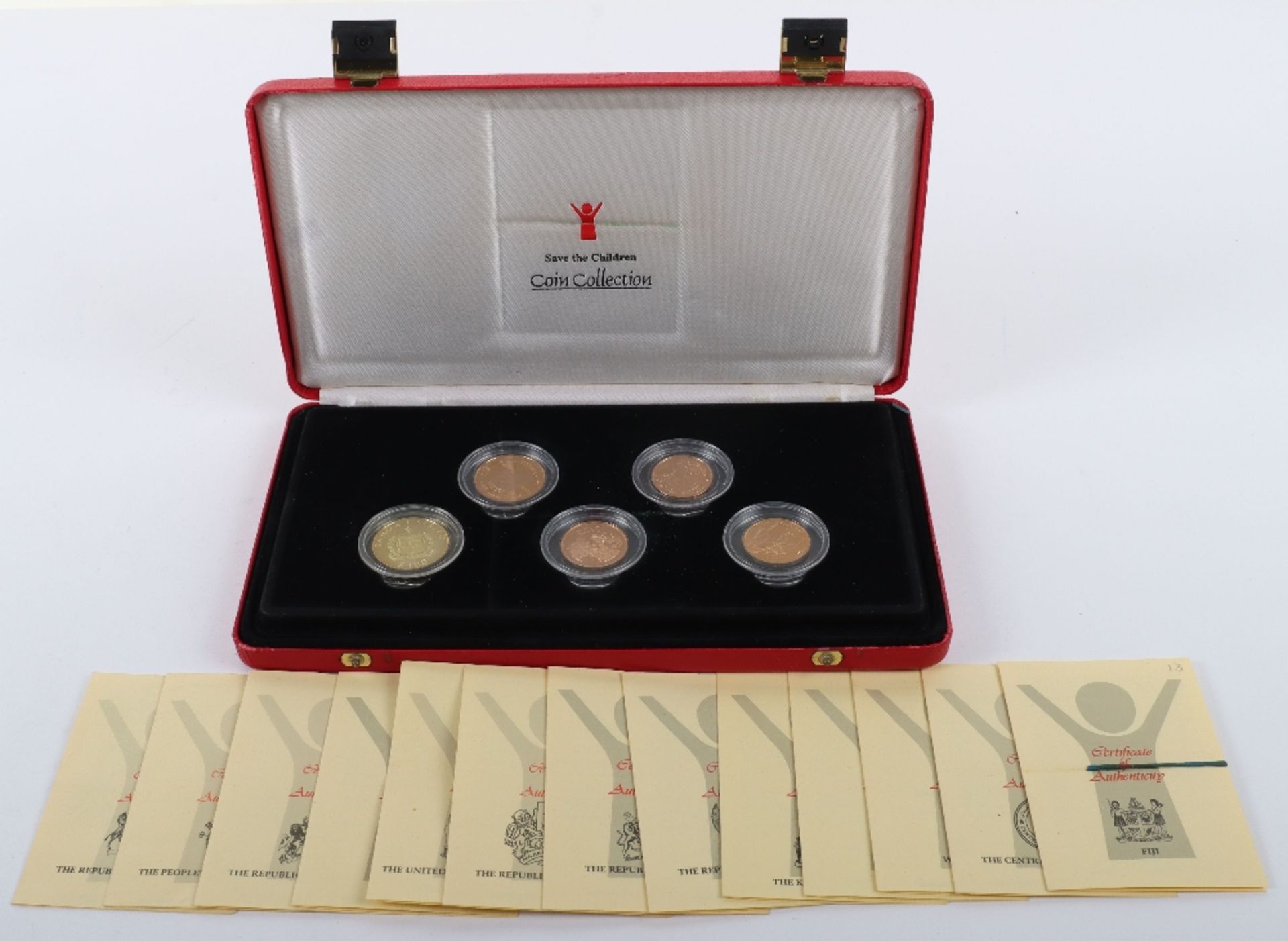 Save The Children Coin Collection thirteen gold coin set - Image 2 of 7