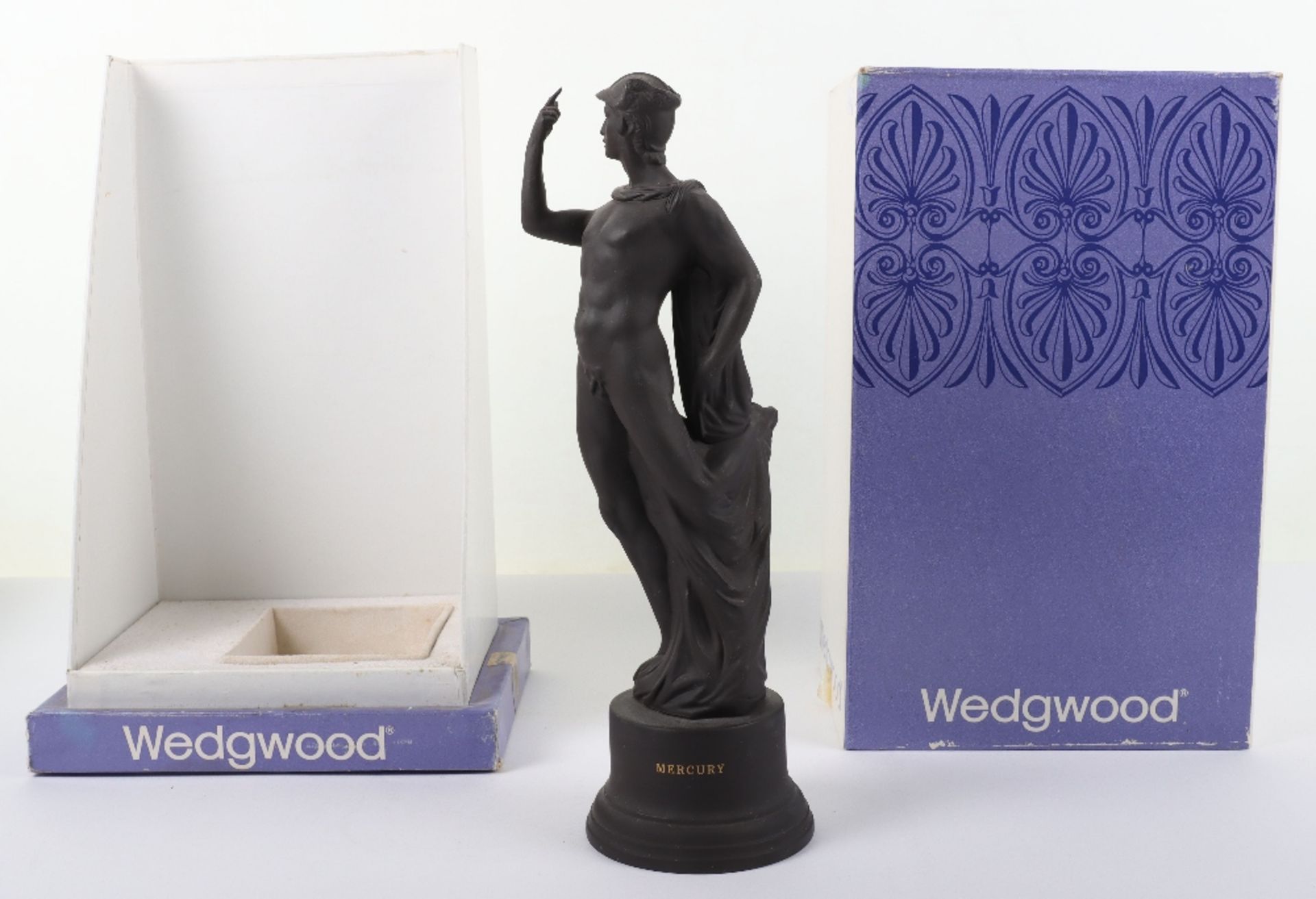 Wedgwood black basalt figurine of Mercury