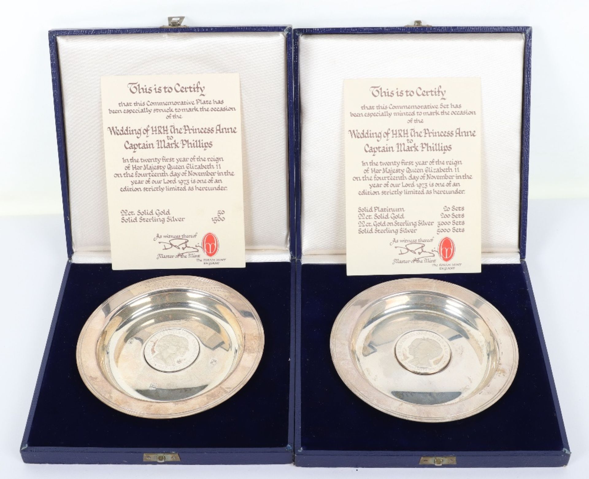Four Franklin Mint silver commemorative plates - Image 8 of 9