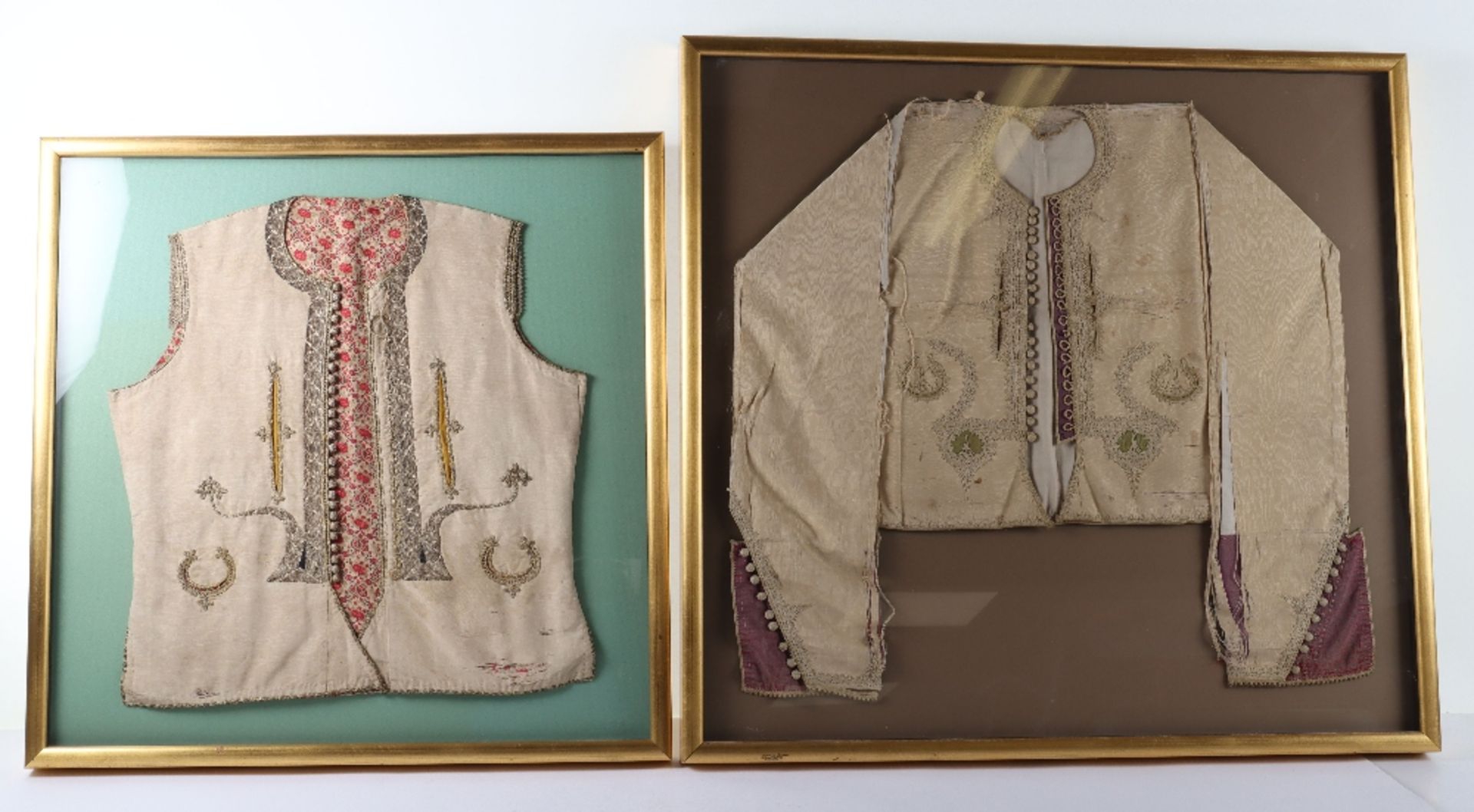 Two Georgian period waistcoat and jacket - Image 2 of 4
