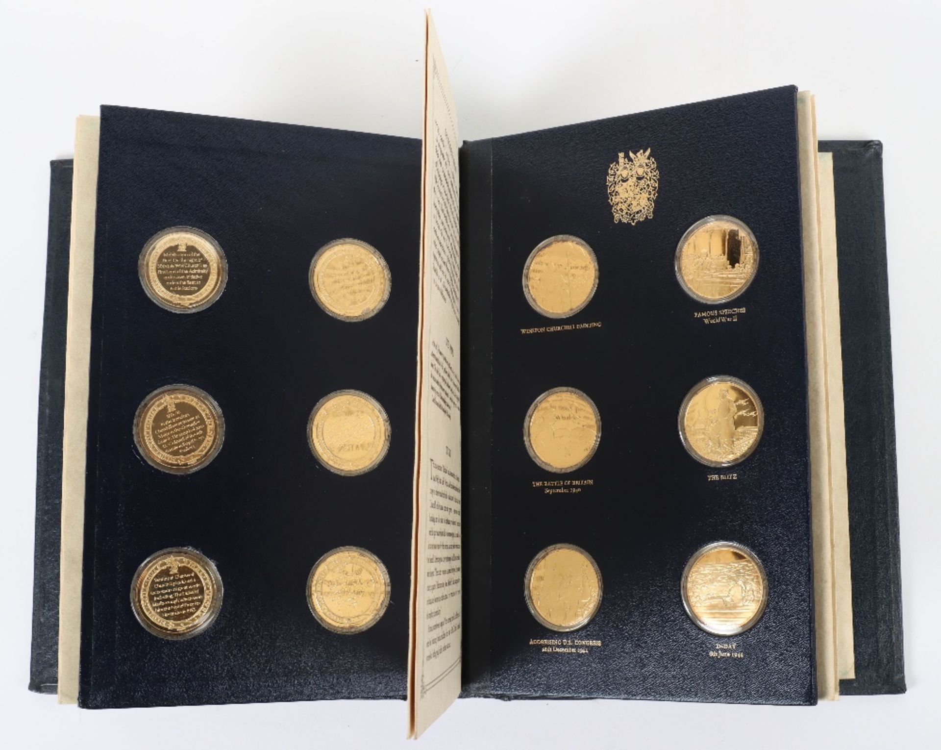 A set of twenty four Churchill Centenary Medals in silver gilt - Image 3 of 4
