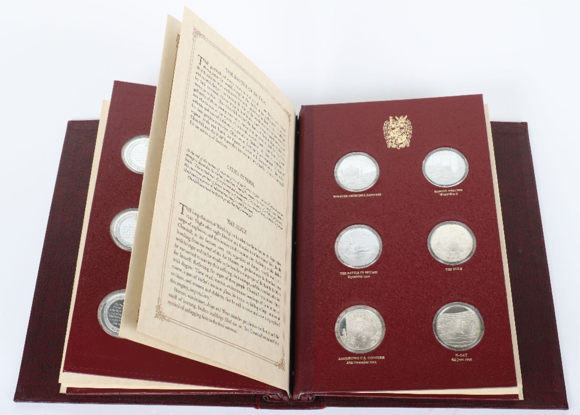 A set of twenty four Churchill Centenary Medals in silver gilt - Image 6 of 7