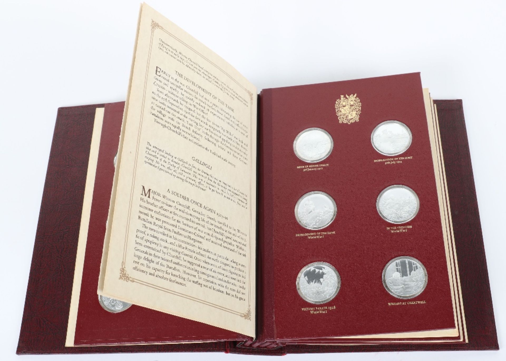 A set of twenty four Churchill Centenary Medals in silver gilt - Image 4 of 7