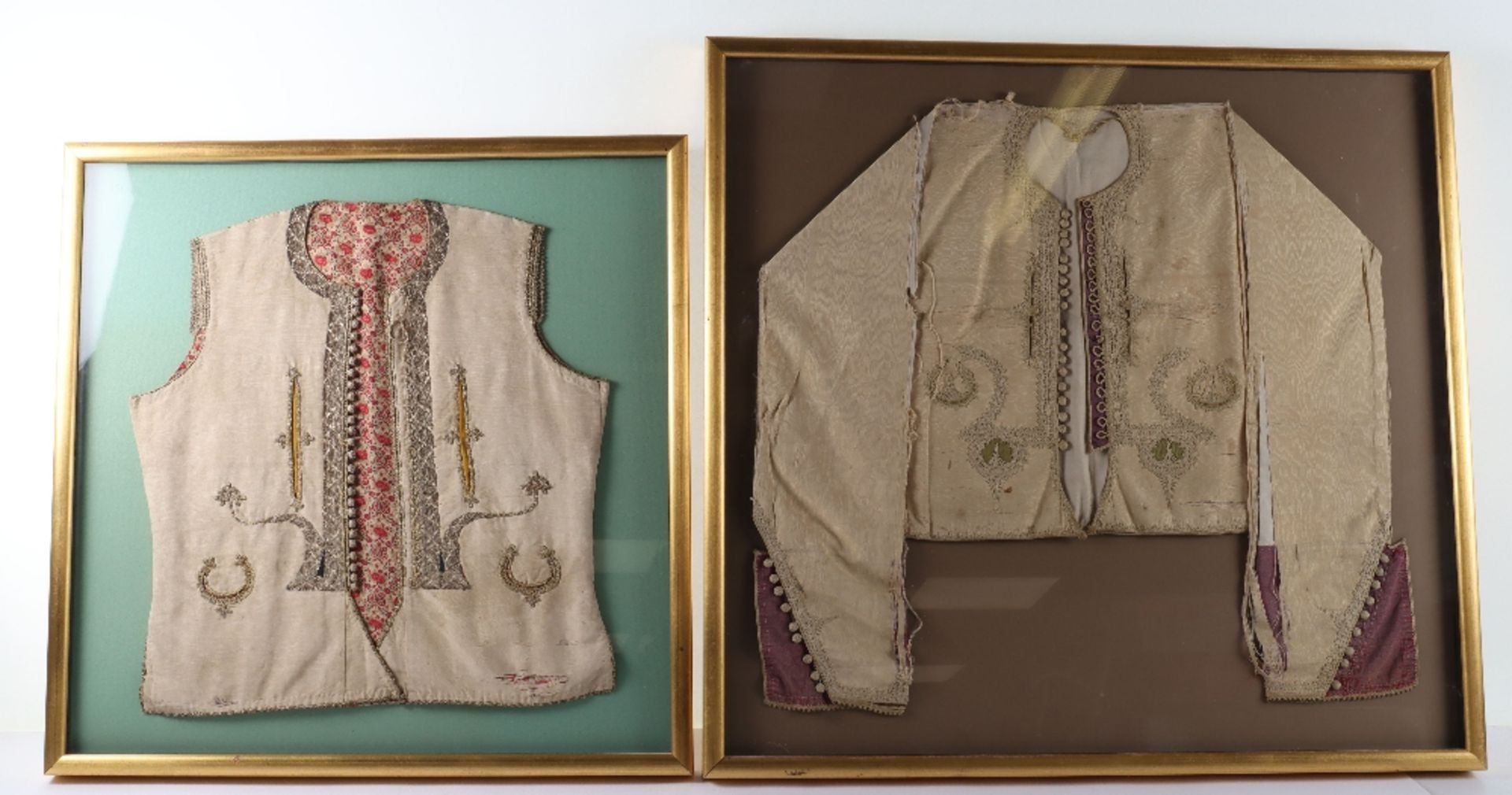 Two Georgian period waistcoat and jacket - Image 3 of 4