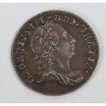 George III (1760-1820), Threepence, 1762