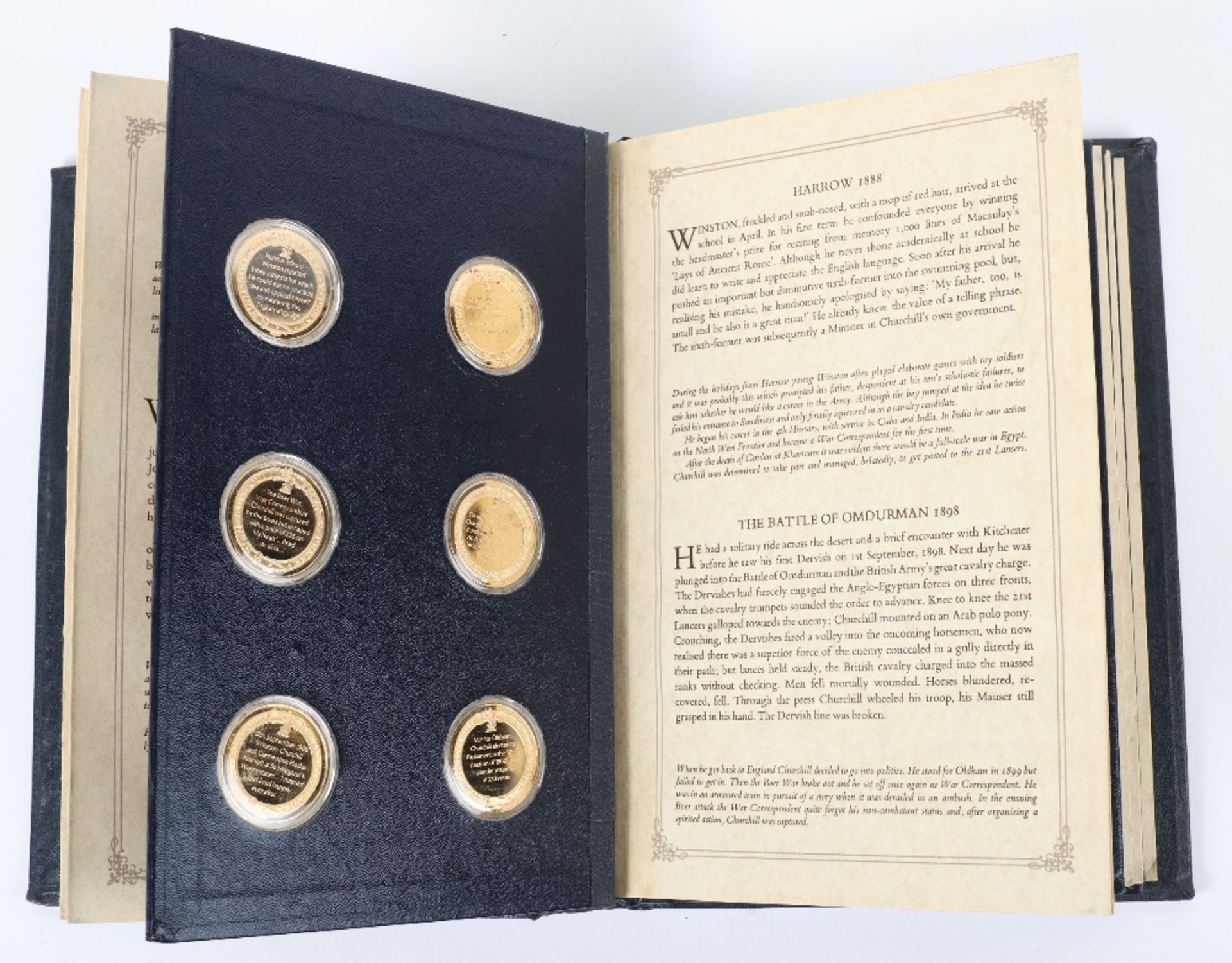 A set of twenty four Churchill Centenary Medals in silver gilt