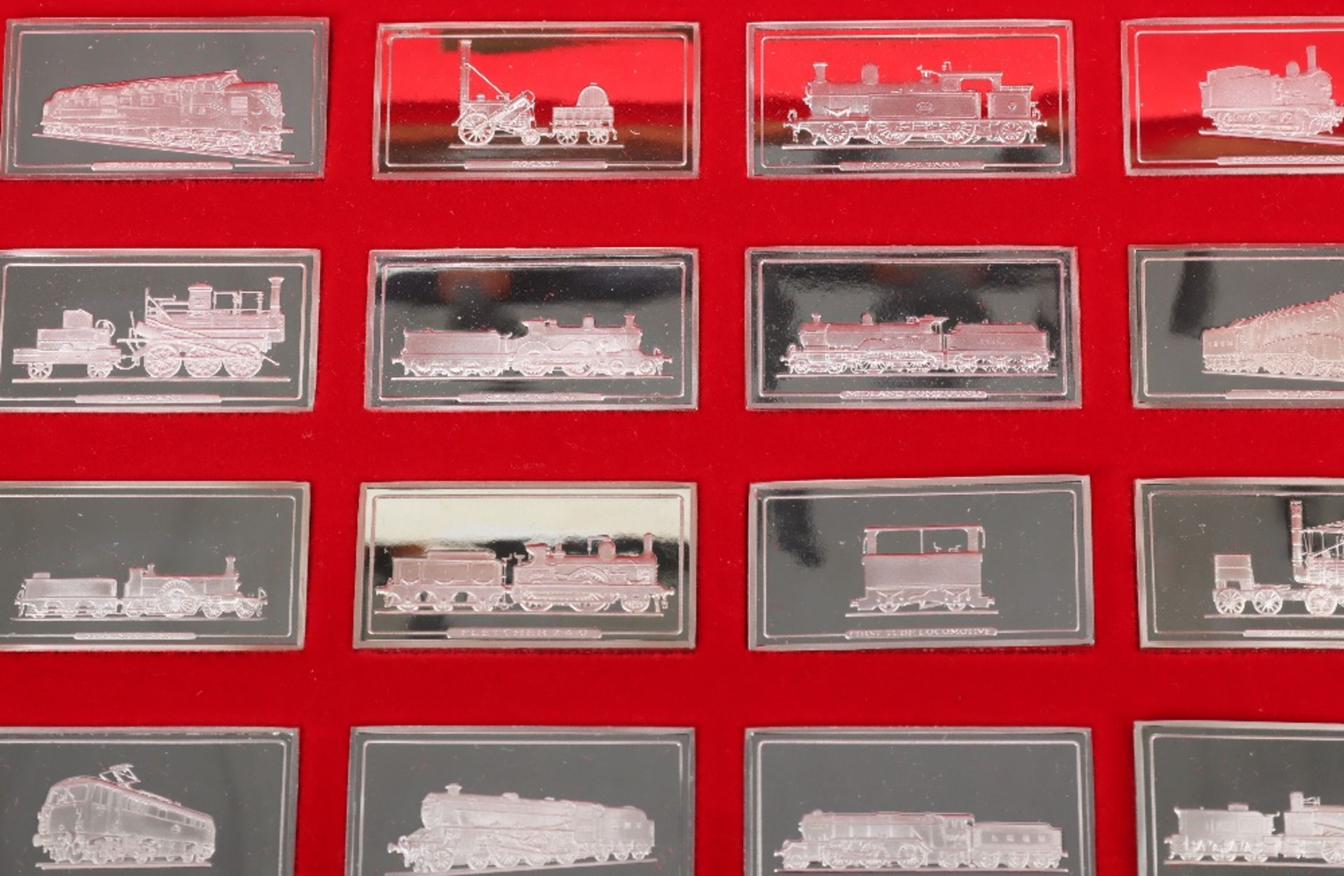 A set of fifty silver ingots, John Pinches, Great British Locomotives - Image 4 of 4