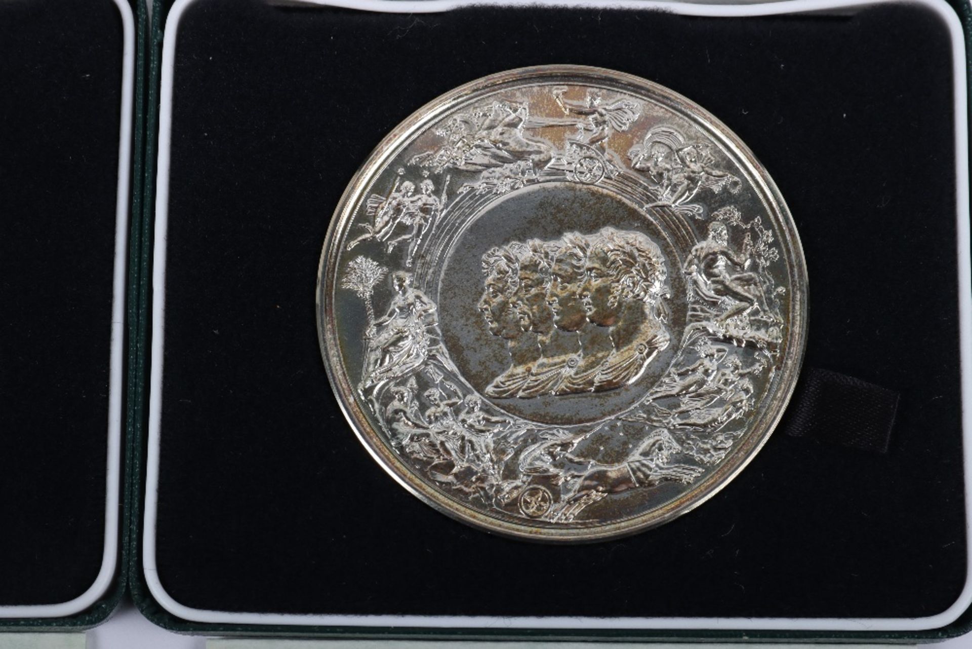 Two Battle of Waterloo 1990 Commemorative Silver medals - Image 3 of 4