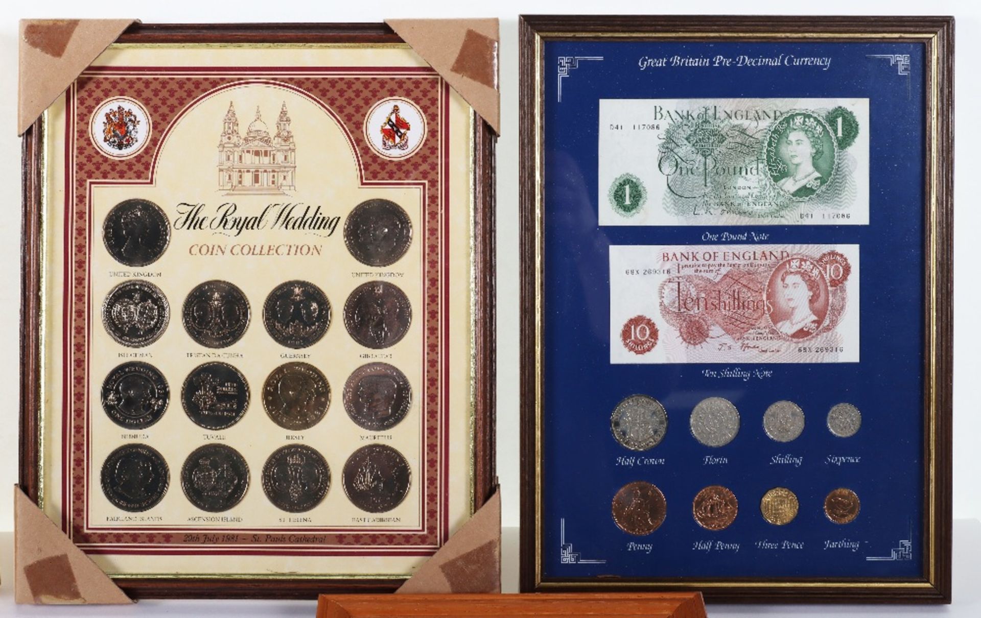 Framed coins and notes - Image 2 of 3