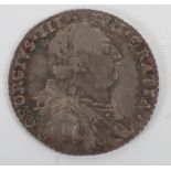 George III (1760-1820), Shilling, 1787, no stops at date