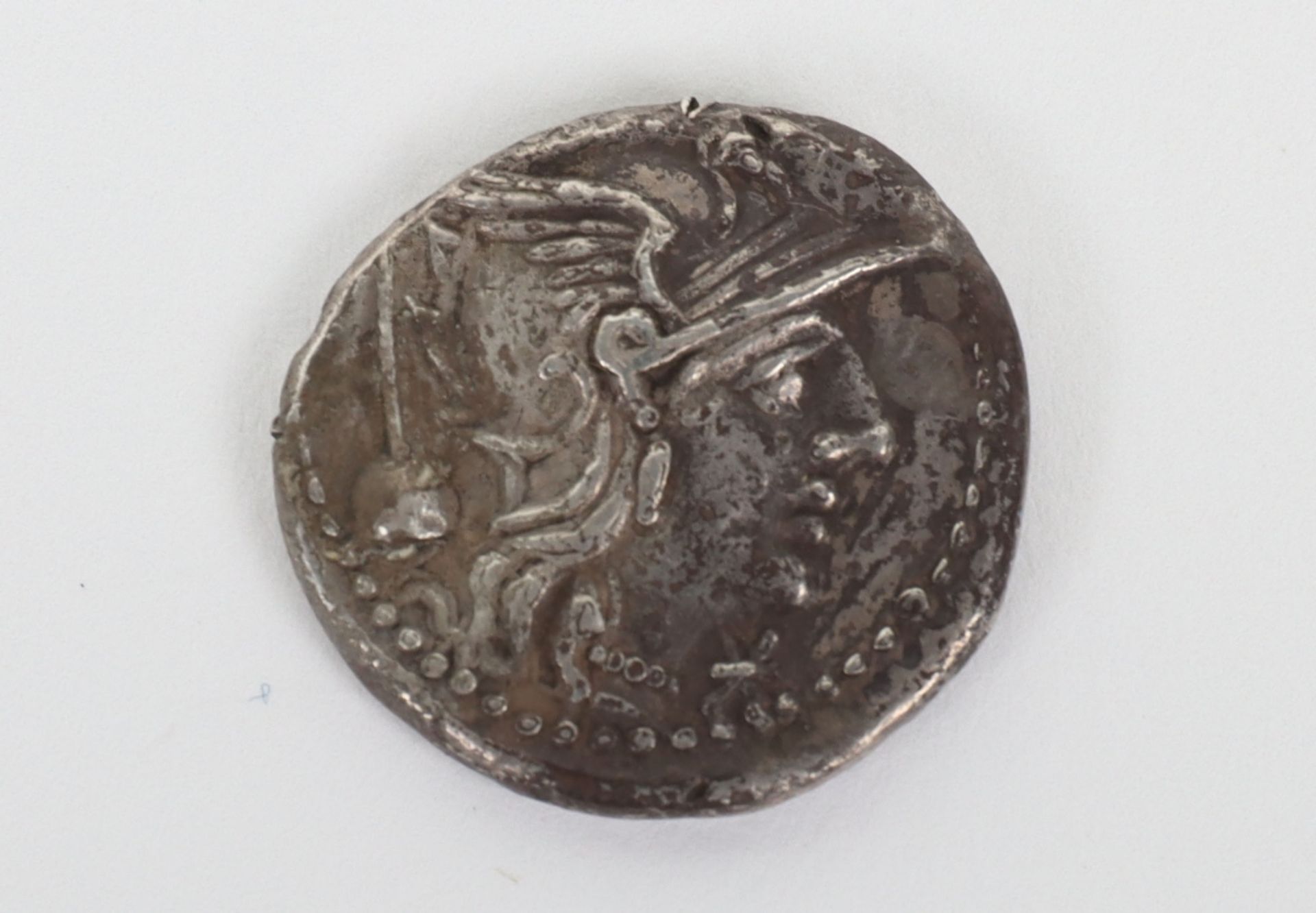Titus Quinctius Flamininus, Denarius, Rome, 126BC, AR