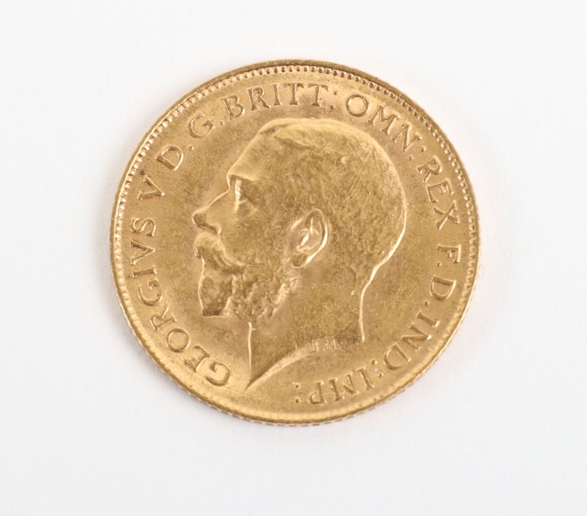 George V (1910-1936), Half Sovereign 1915